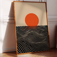 When Sun Meets the Sea's Embrace
