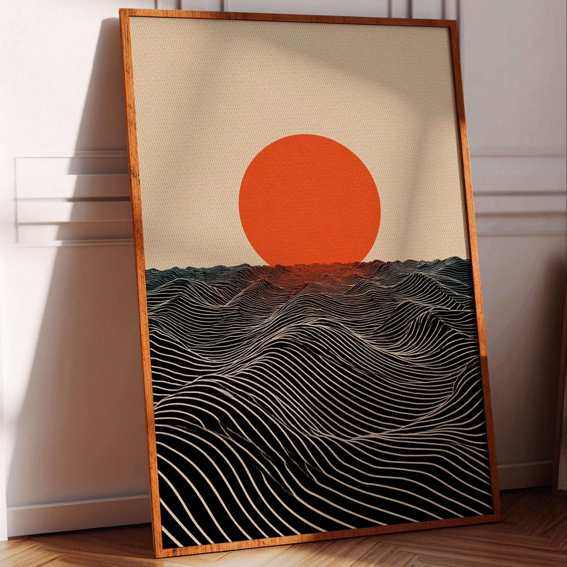 When Sun Meets the Sea's Embrace