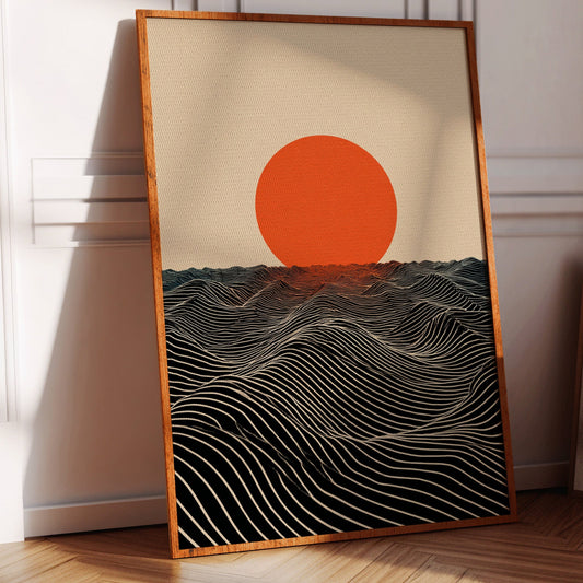 When Sun Meets the Sea's Embrace