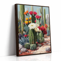 Cactus Blooms Paint Desert Poetry