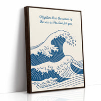Mightier Than the Waves Ocean Print