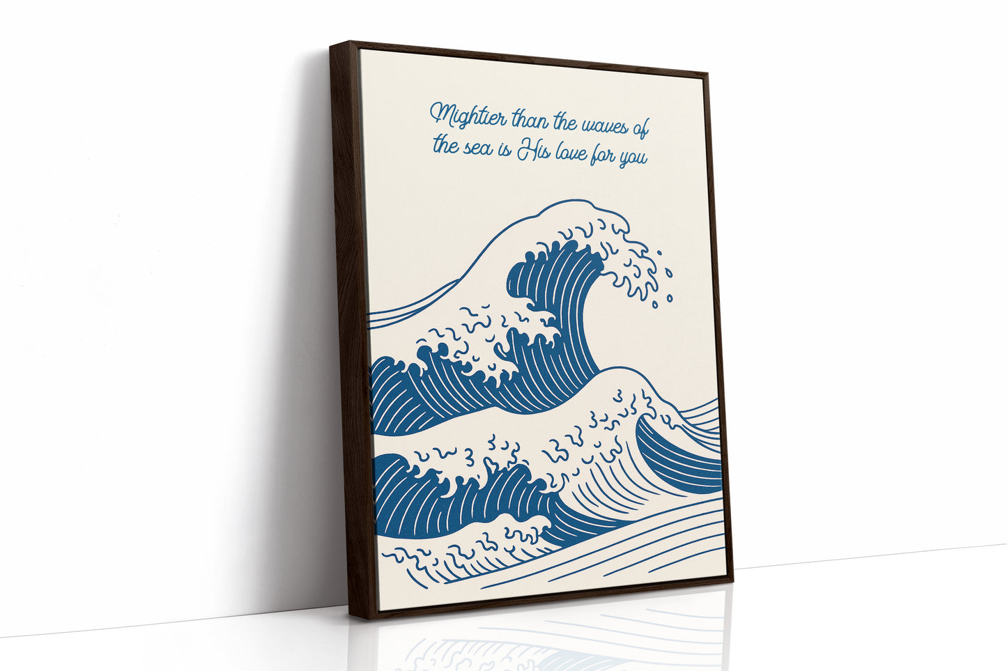 Mightier Than the Waves Ocean Print