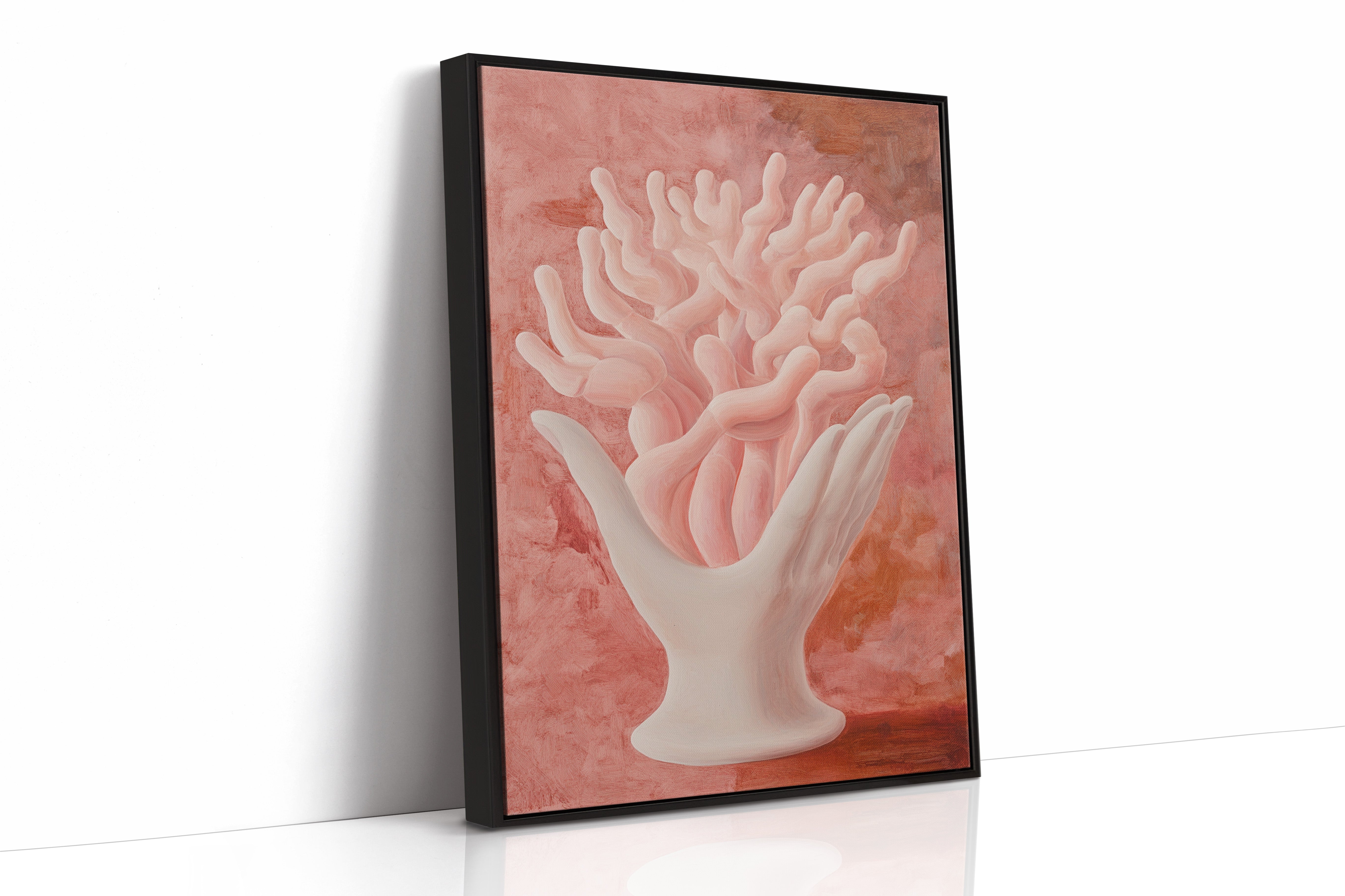 Coral Dreams In Porcelain Light
