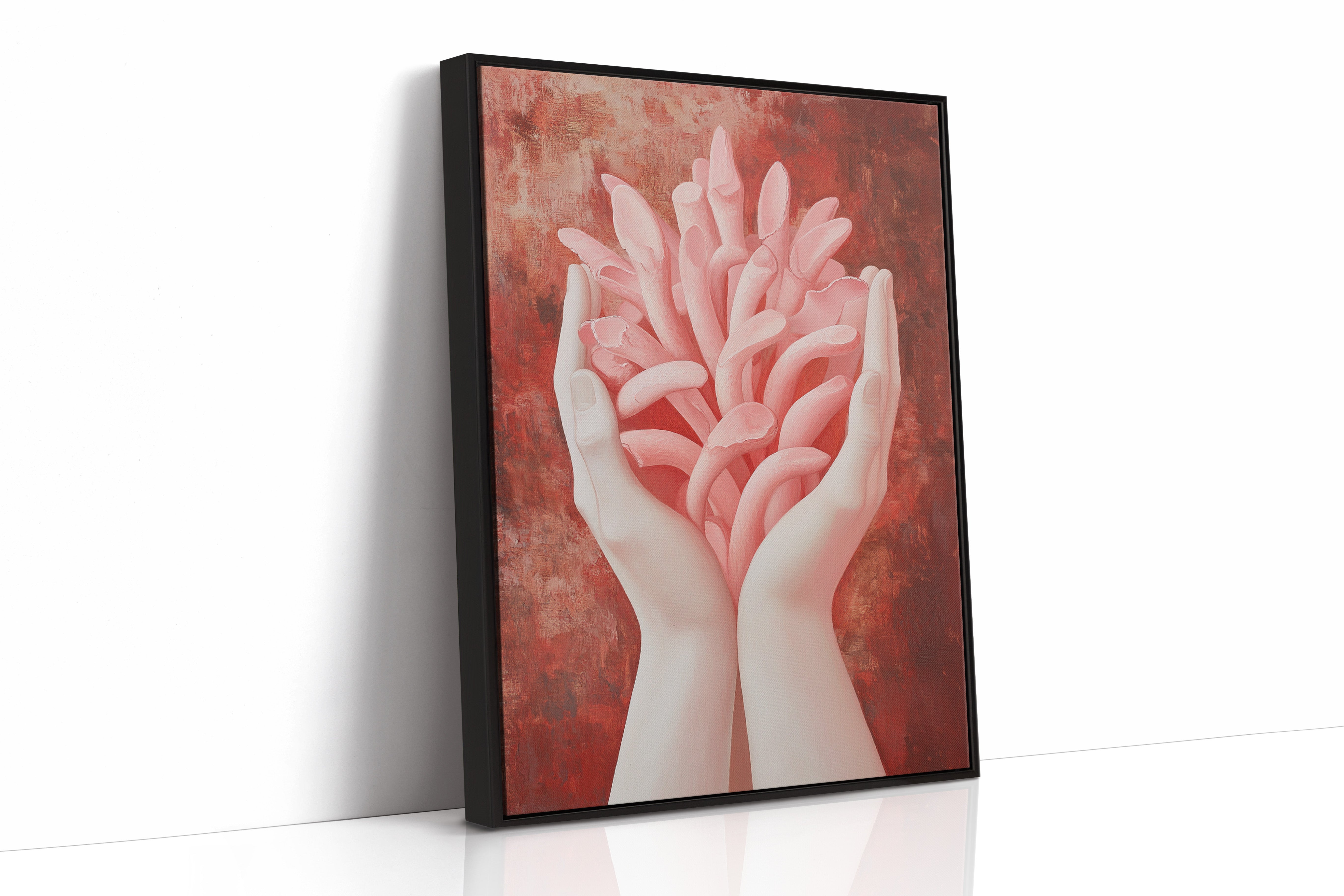 Tender Petals Rise From Open Palms