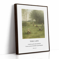 The Life John 14 Pastoral Scripture Print