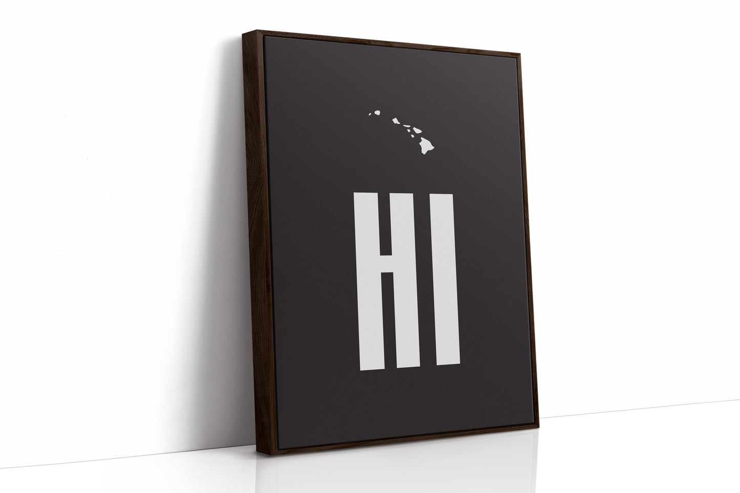 Islands Float Above Modern Letters