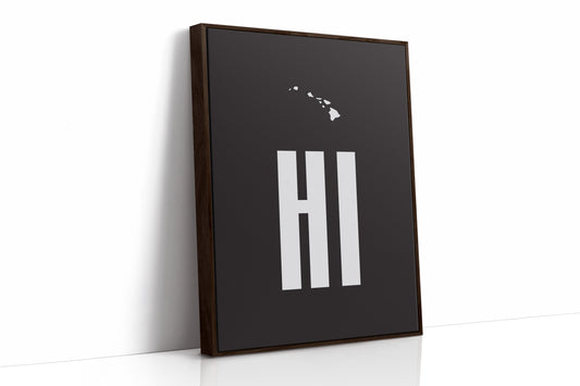Islands Float Above Modern Letters
