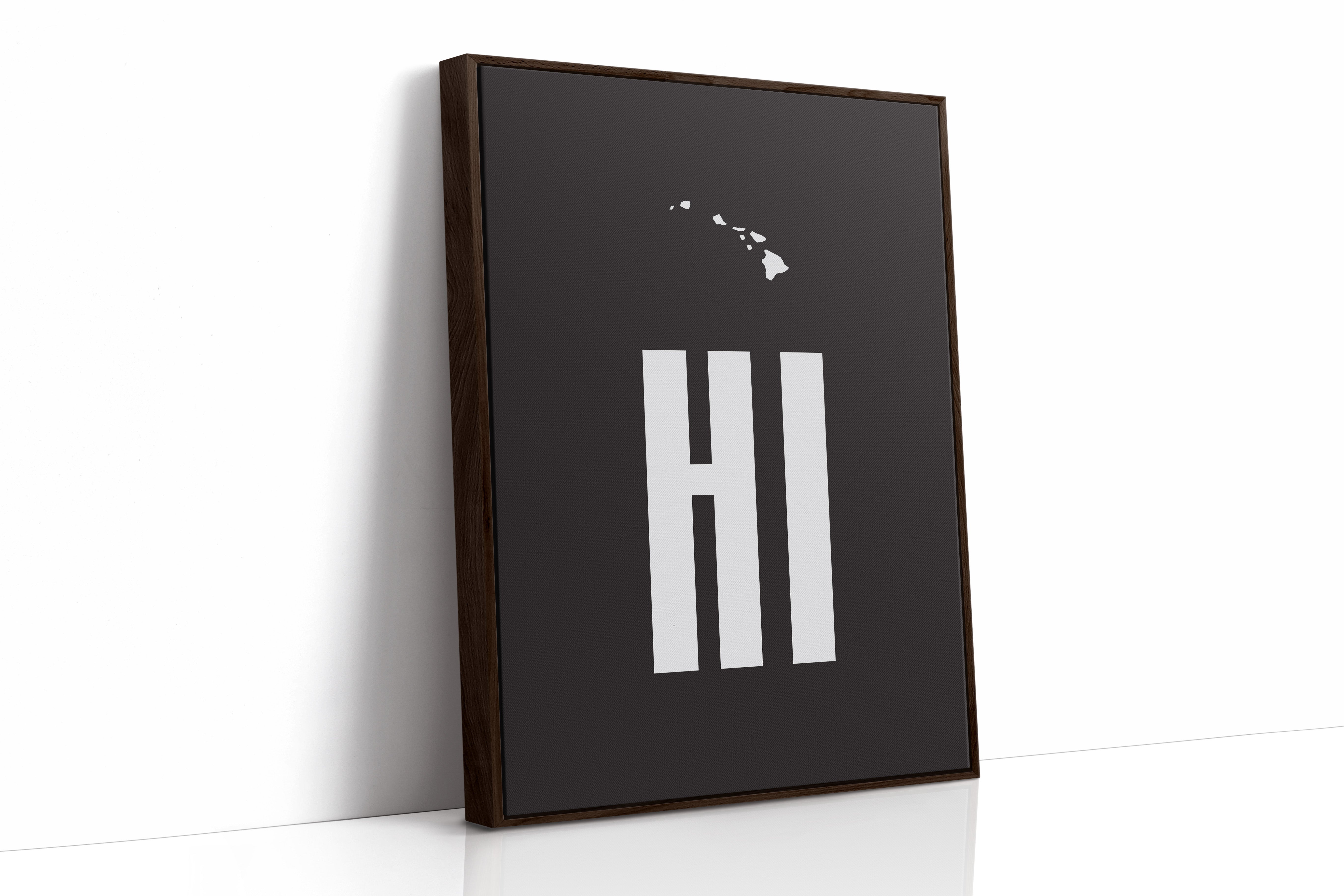 Islands Float Above Modern Letters