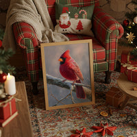 Winter's Scarlet Gift Brings Joy