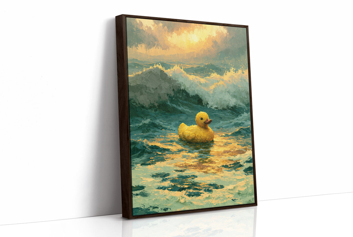 Duck Aglow at Sea