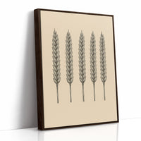 Five Loaves Botanical Wheat Illustration