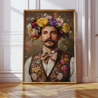 Floral Crown and Velvet Charm