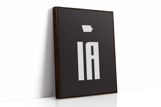 Iowa Letters Stand Bold And True