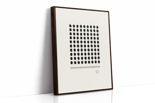 The Ninety-Nine and the One Minimalist Print