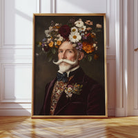 Velvet Gentleman in Wildflower Crown