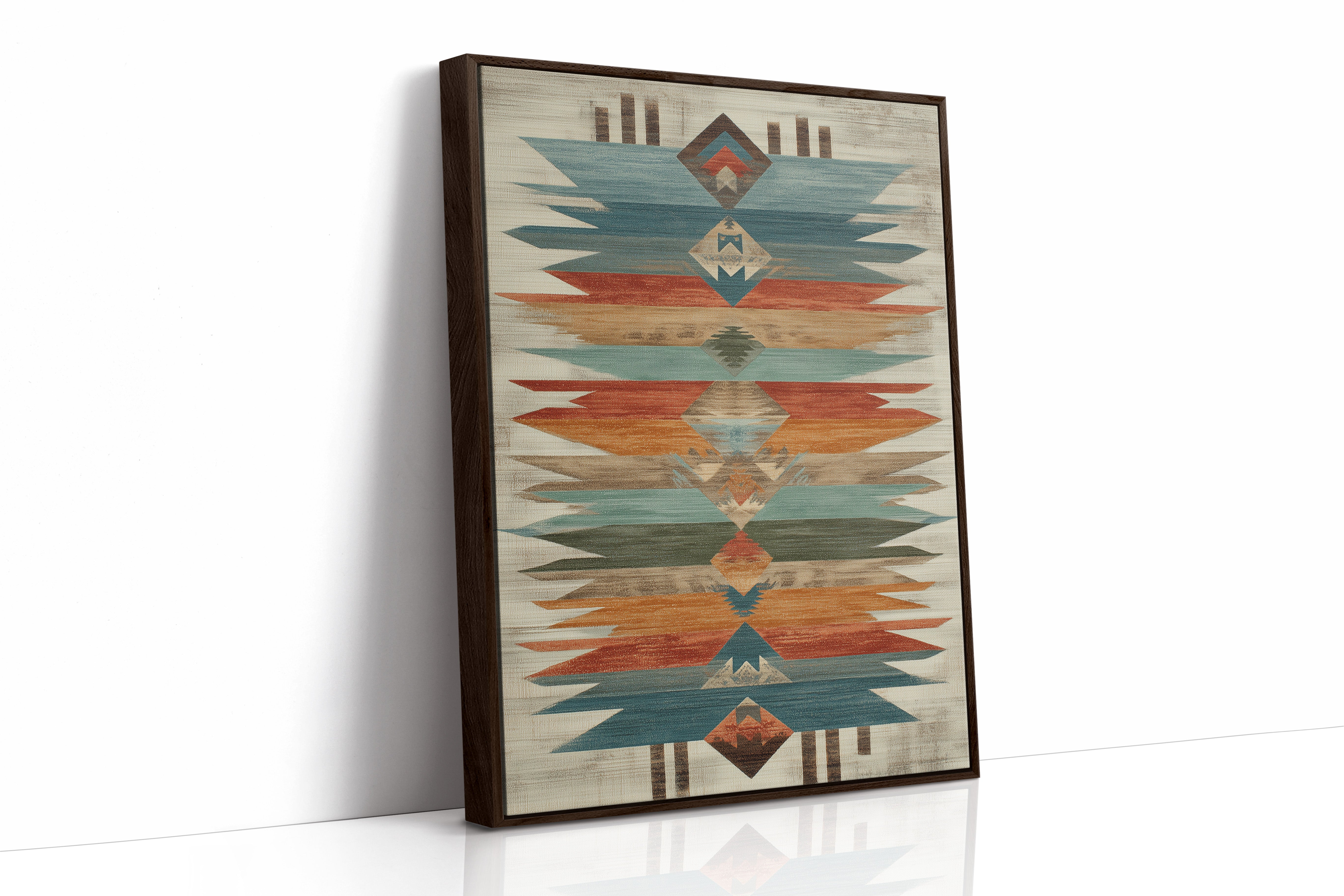 Ancient Stories Painted In Turquoise