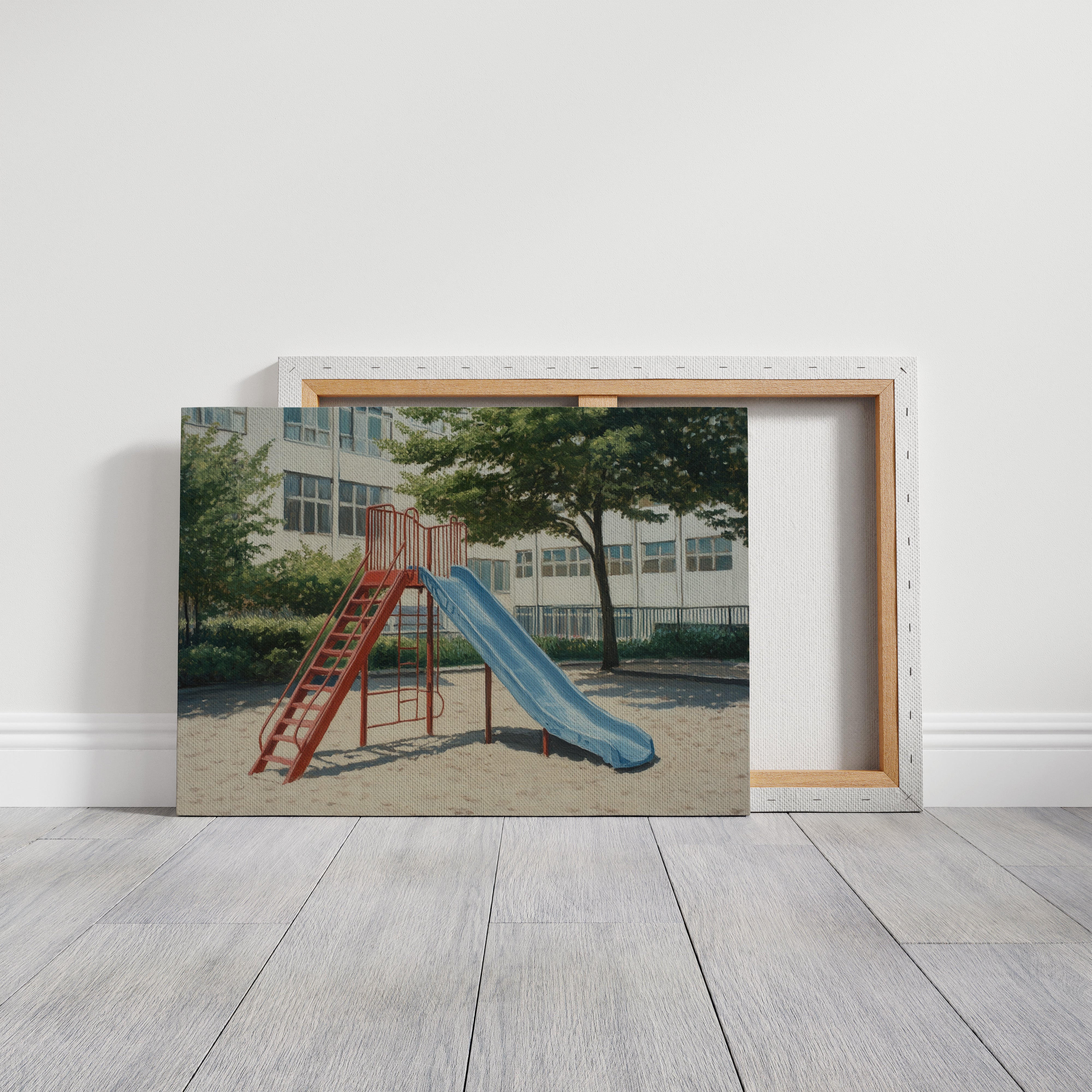Empty Playground Holds Summer Memories