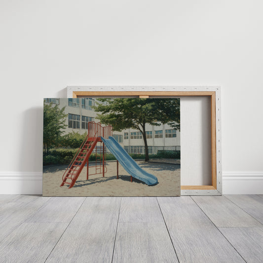 Empty Playground Holds Summer Memories