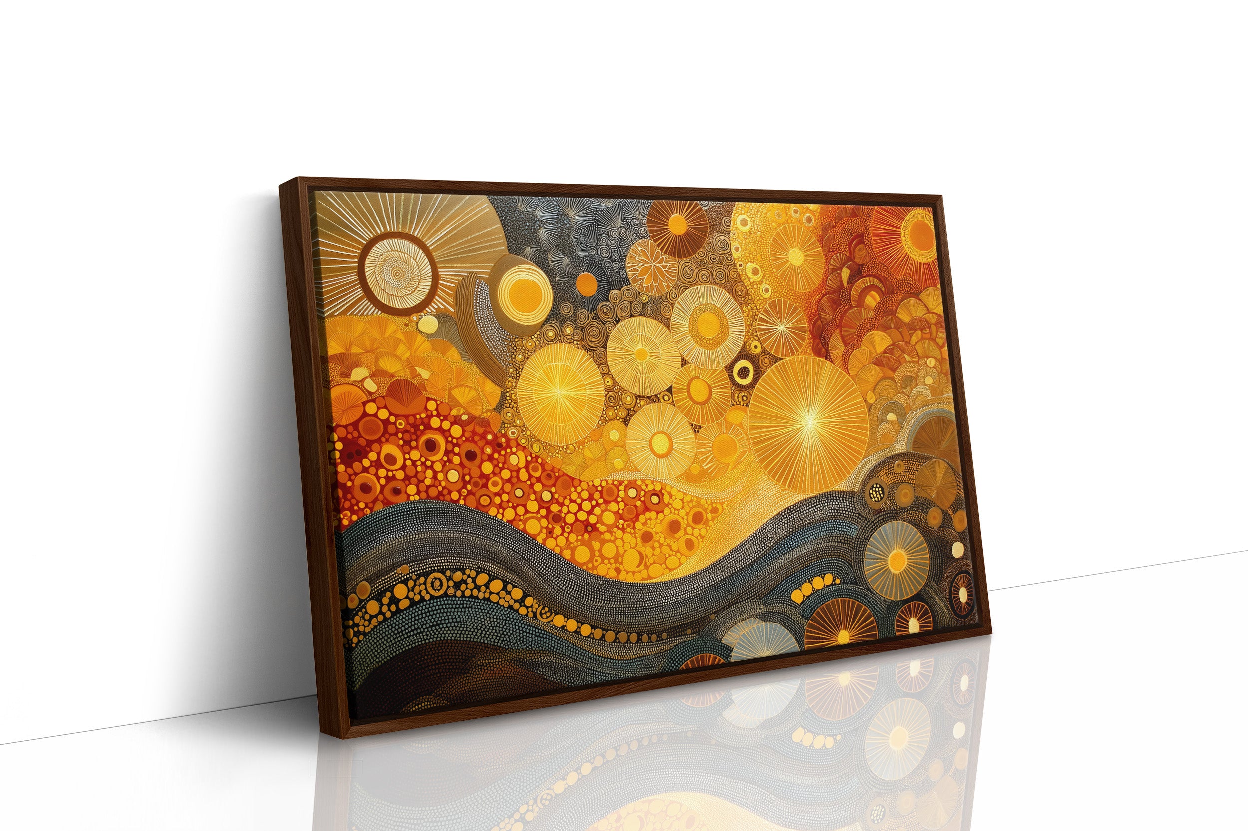 Celestial Currents Flow In Gold