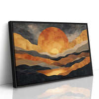 Mountains Hold The Copper Moon