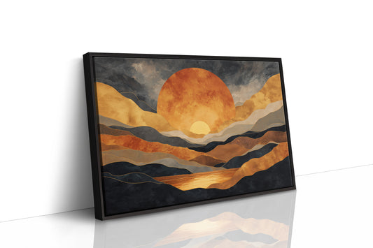 Mountains Hold The Copper Moon