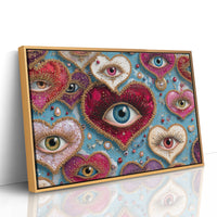 All Eyes in Velvet Hearts