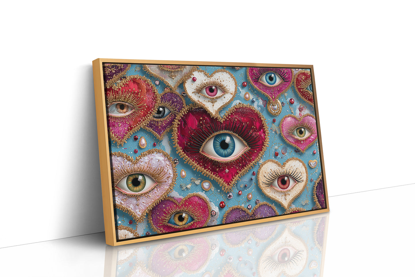 All Eyes in Velvet Hearts