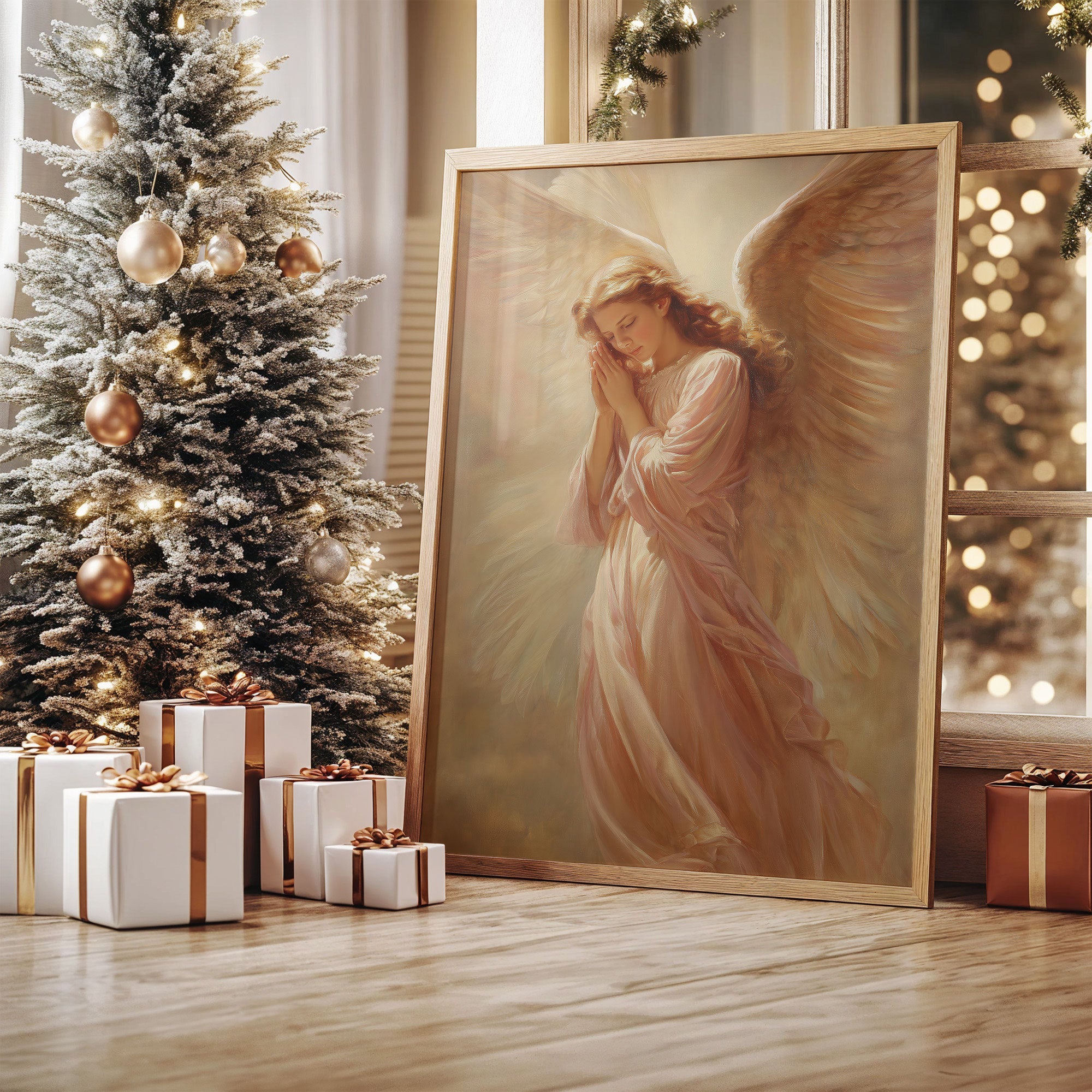 Peaceful Wings In Golden Morning