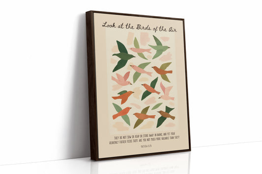 Look at the Birds of the Air Print