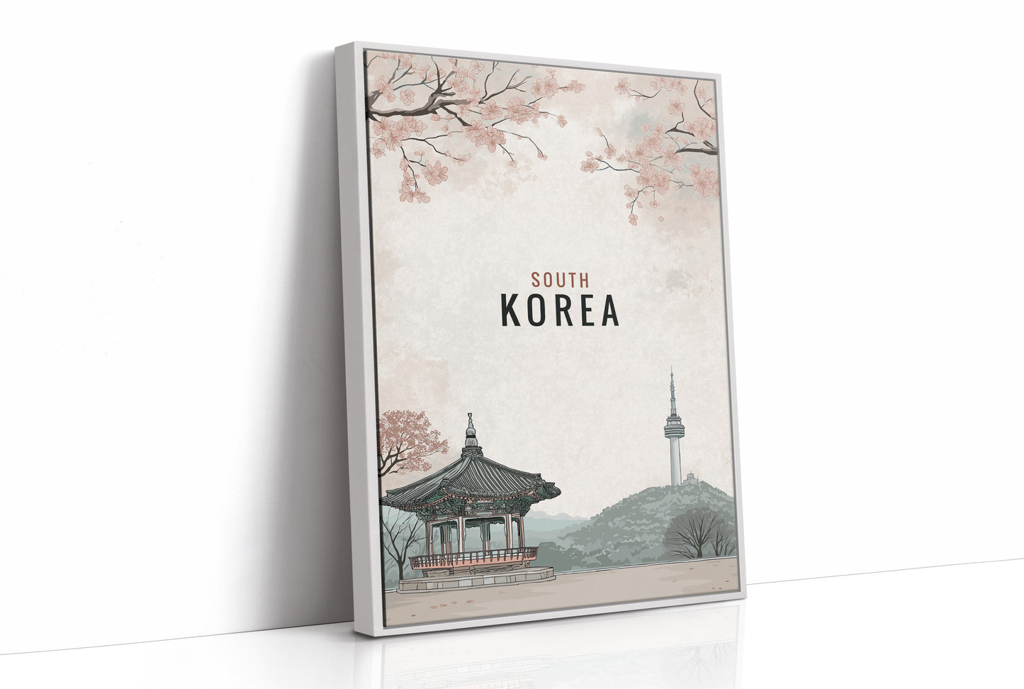 Cherry Blossoms Frame Seoul's Heritage