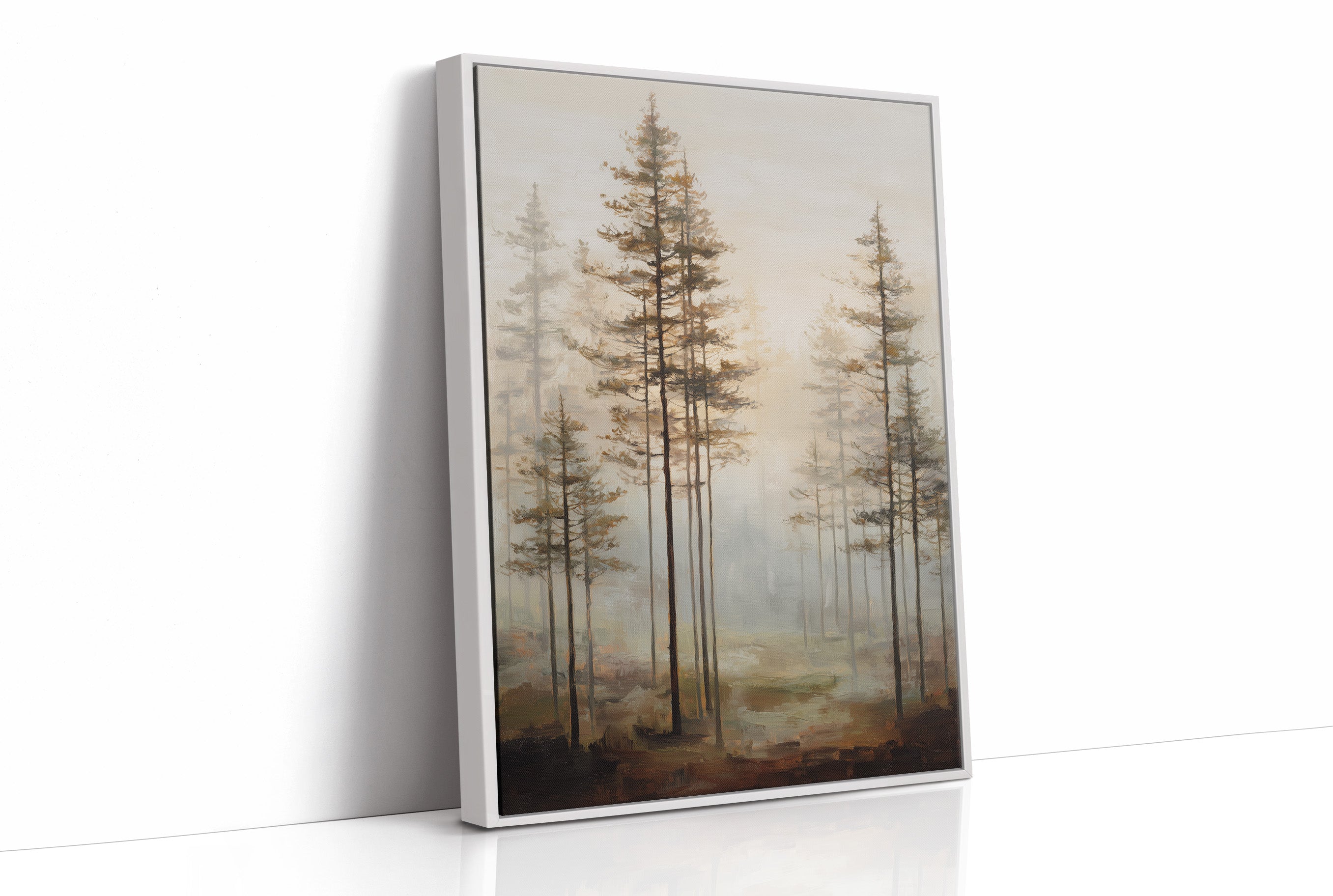 Morning Mist Among Pines