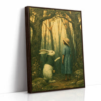 Girl Meets the White Rabbit