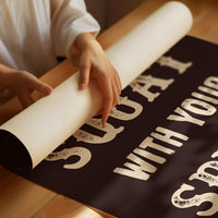 Bold Truth In Rustic Type