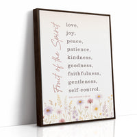 Fruit of the Spirit Floral Scripture Print