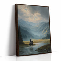 Crossing Waters Under Mountain Light