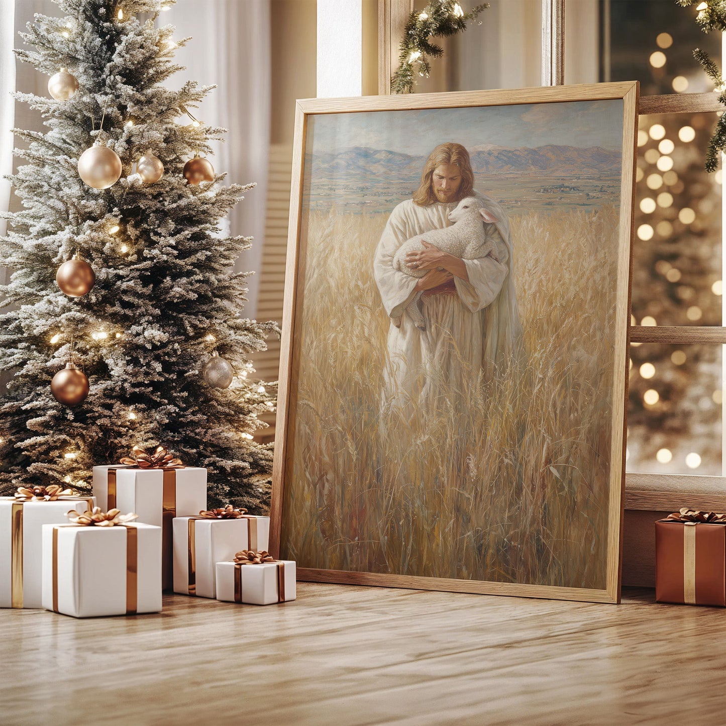 Gentle Light Through Winter Fields