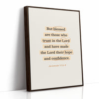 Blessed Trust Jeremiah 17 Scripture Art