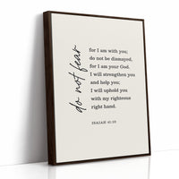 Do Not Fear Isaiah 41 Bible Verse Print
