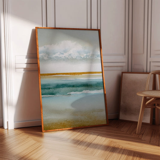 Where Waves Kiss Golden Sands