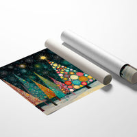 Winter Trees Catch Starlight's Song