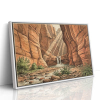 Light Finds the Slot Canyon
