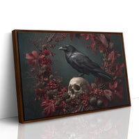 Raven's Crimson Autumn Vigil