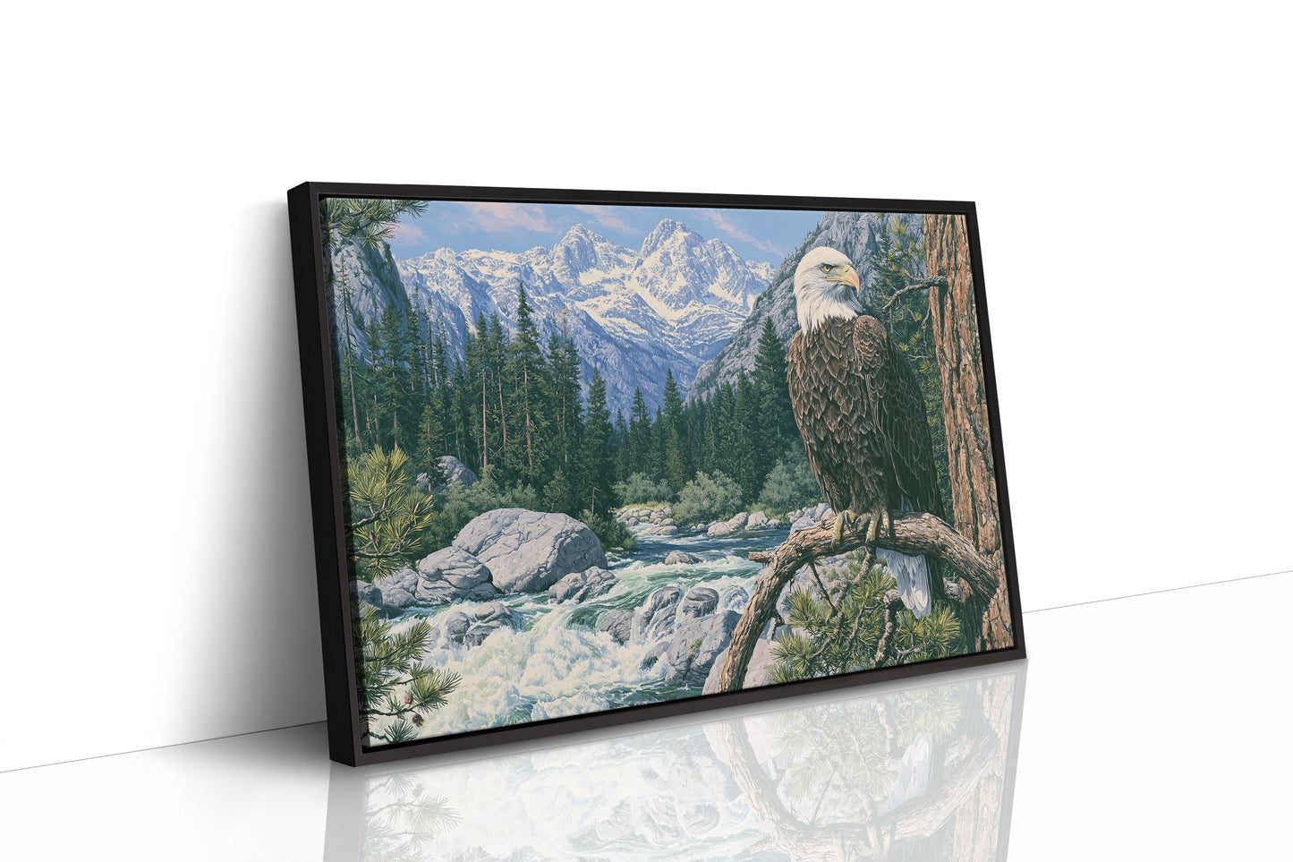 Bald Eagle, Mountain Rapids