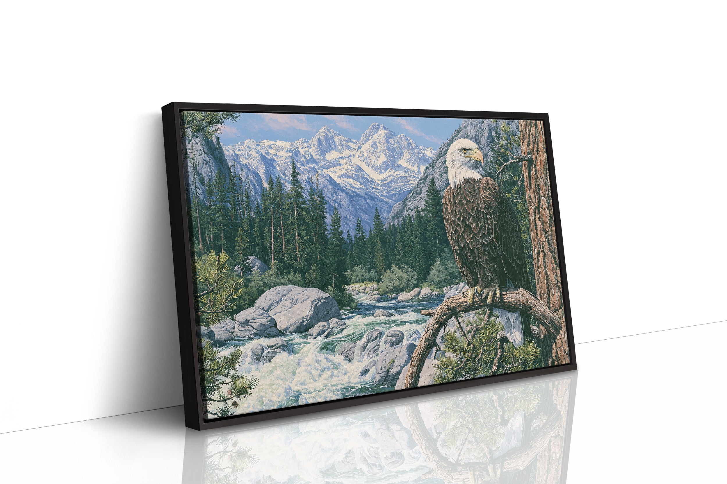 Bald Eagle, Mountain Rapids