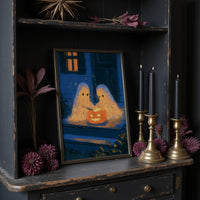 Two Ghosts, One Pumpkin