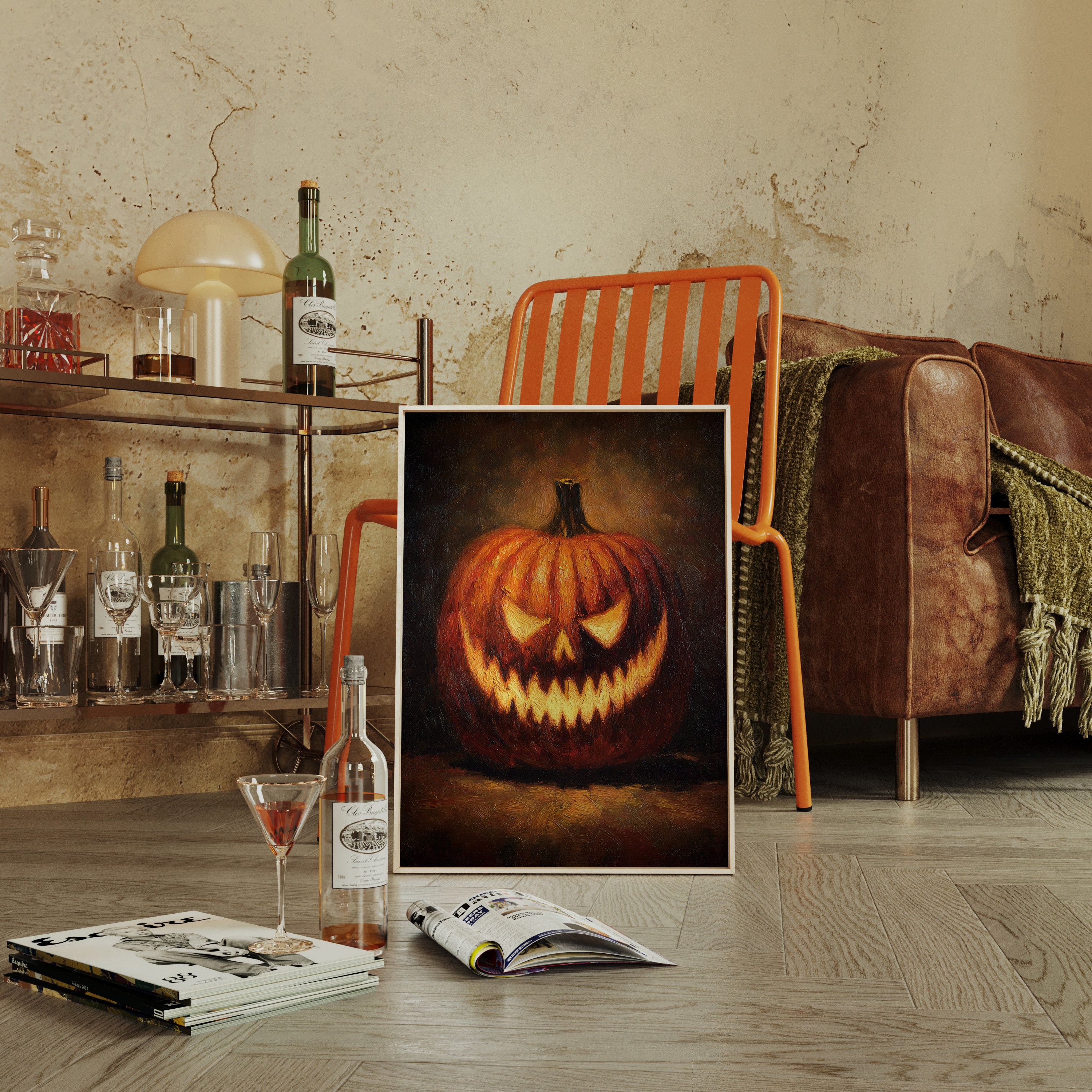 Flickering Grin of Autumn's Haunt