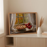 Autumn Pie By Garden Window Light