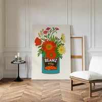 Blooms in a Beanz Tin