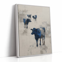 Blue Herd in Quiet Fields