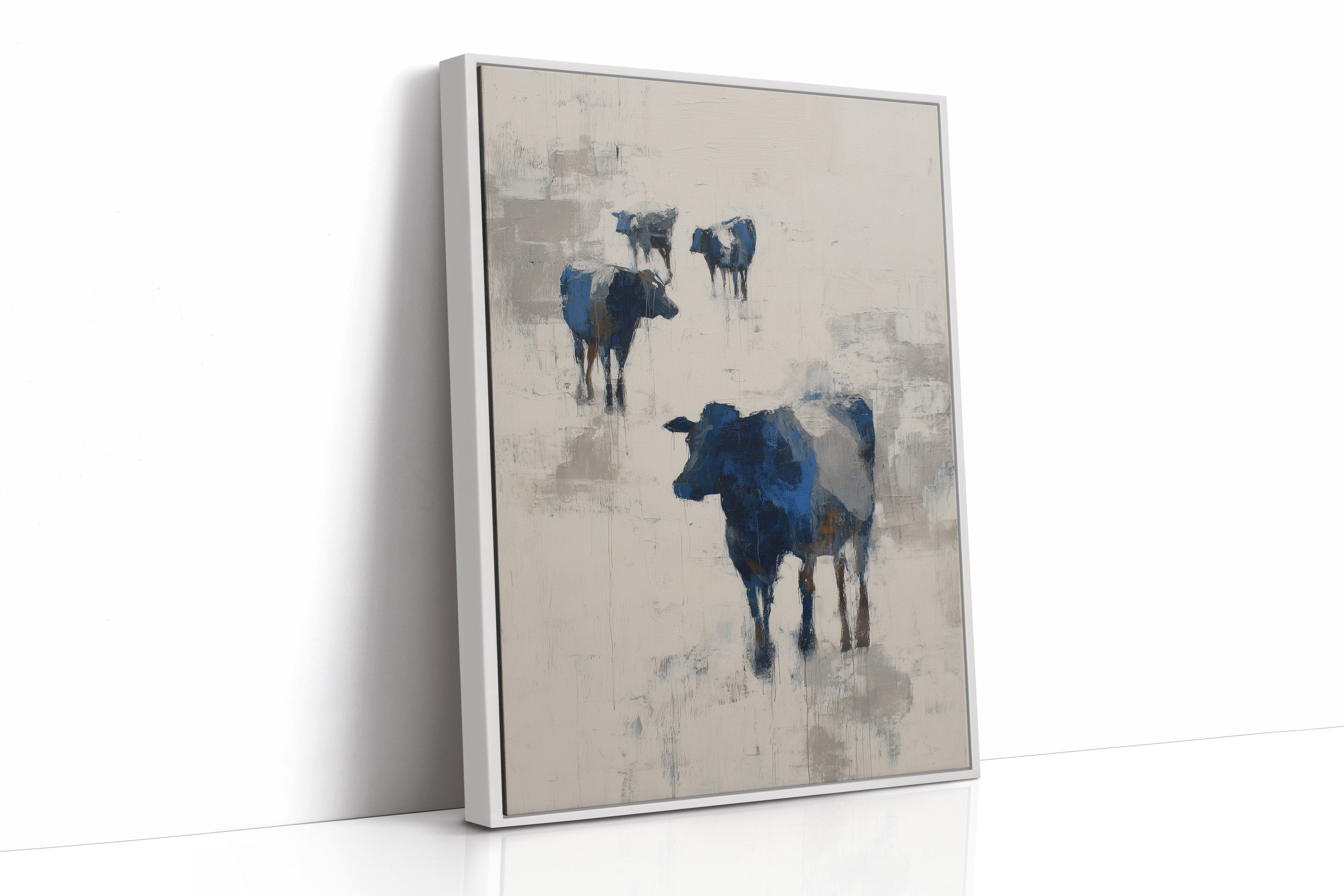 Blue Herd in Quiet Fields